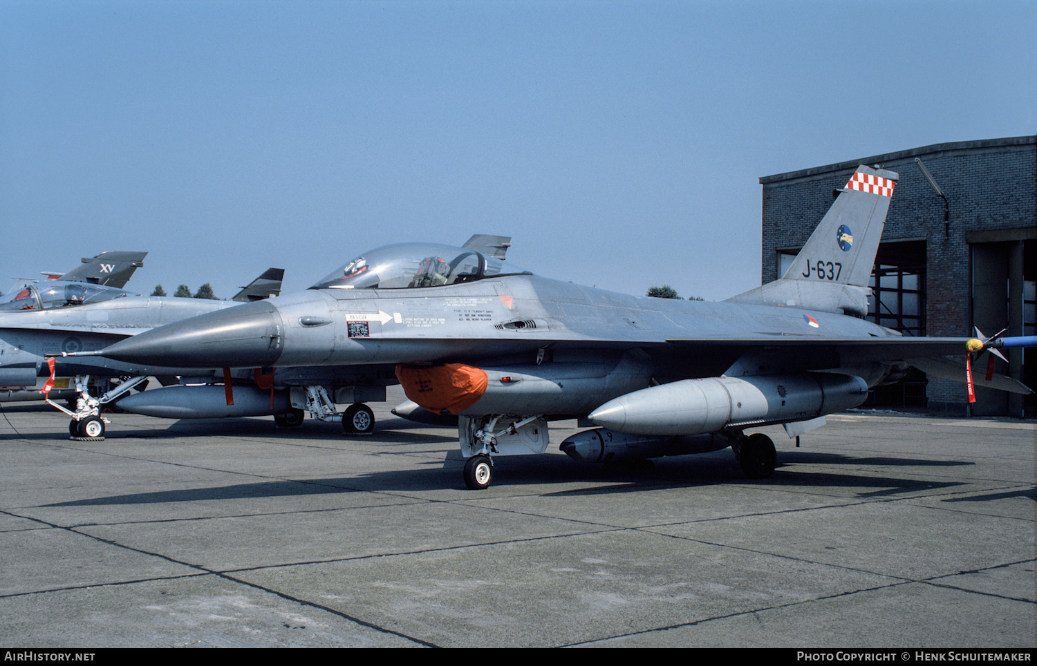 Aircraft Photo of J-637 | General Dynamics F-16A(R) Fighting Falcon | Netherlands - Air Force | AirHistory.net #401668