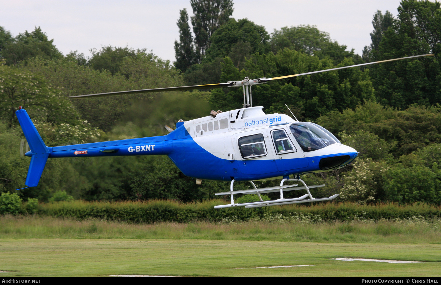 Aircraft Photo of G-BXNT | Bell 206B-3 JetRanger III | National Grid | AirHistory.net #401673