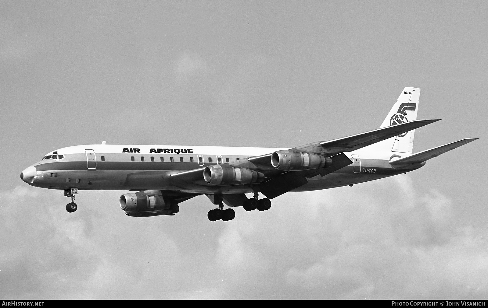 Aircraft Photo of TU-TCB | Douglas DC-8-53 | Air Afrique | AirHistory.net #401690