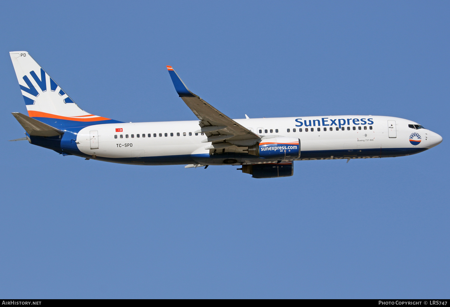 Aircraft Photo of TC-SPD | Boeing 737-8AS | SunExpress | AirHistory.net #401717