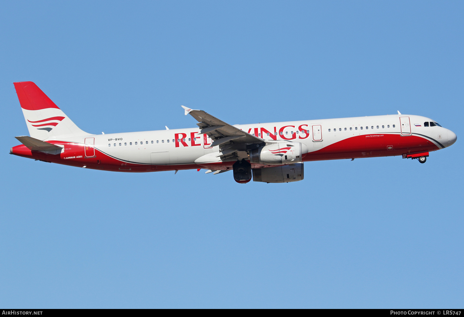 Aircraft Photo of VP-BVO | Airbus A321-231 | Red Wings | AirHistory.net #401719