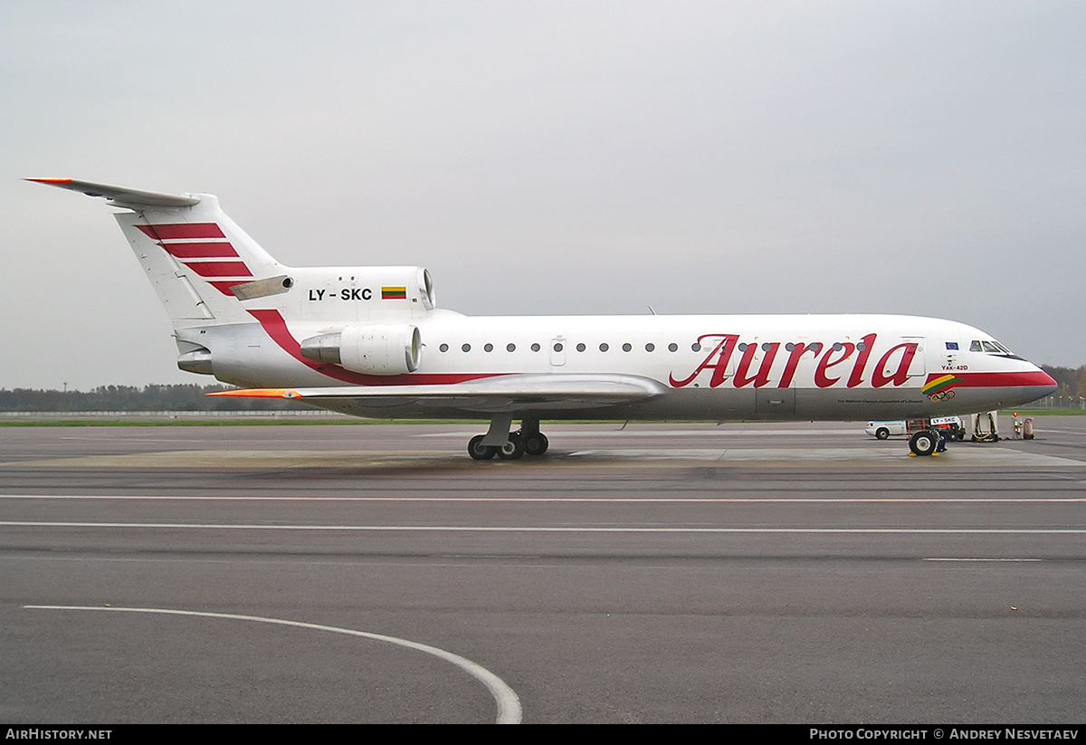 Aircraft Photo of LY-SKC | Yakovlev Yak-42D | Aurela | AirHistory.net #401750