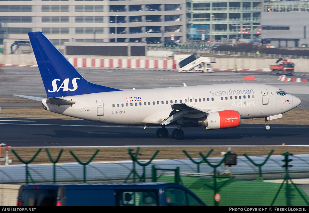 Aircraft Photo of LN-RPA | Boeing 737-683 | Scandinavian Airlines - SAS | AirHistory.net #401752