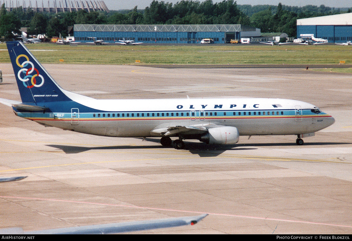 Aircraft Photo of SX-BKF | Boeing 737-484 | Olympic | AirHistory.net #401753