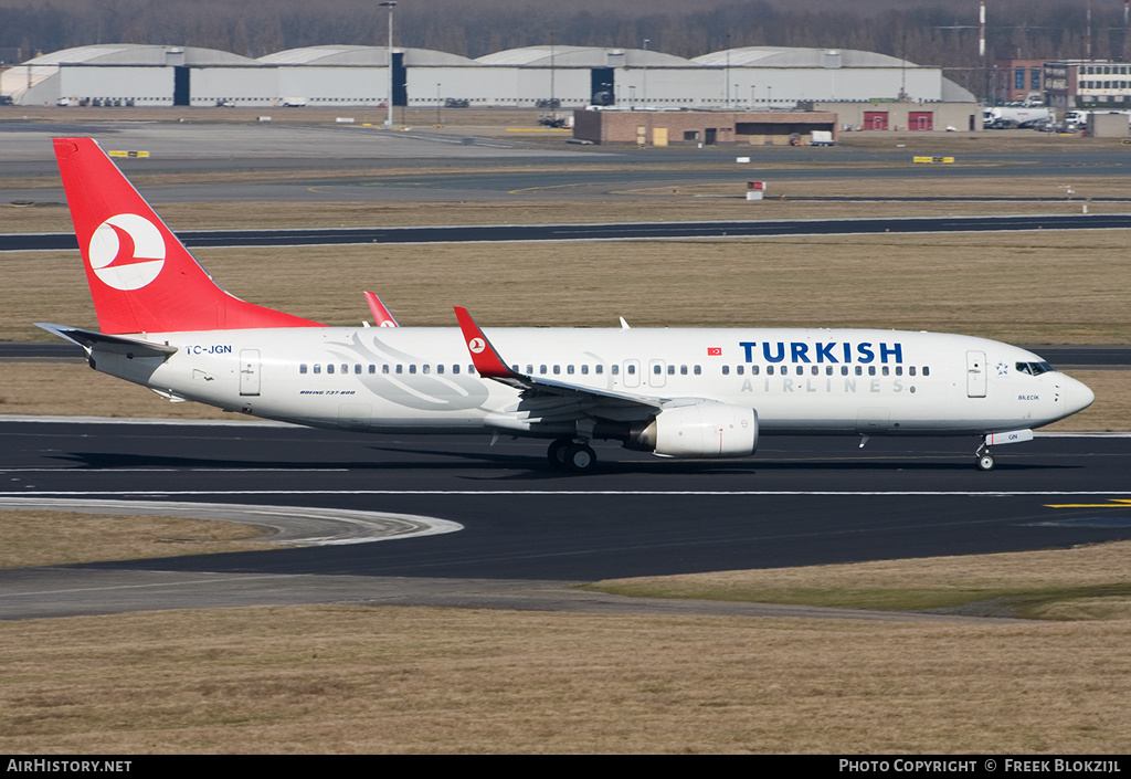 Aircraft Photo of TC-JGN | Boeing 737-8F2 | Turkish Airlines | AirHistory.net #401791