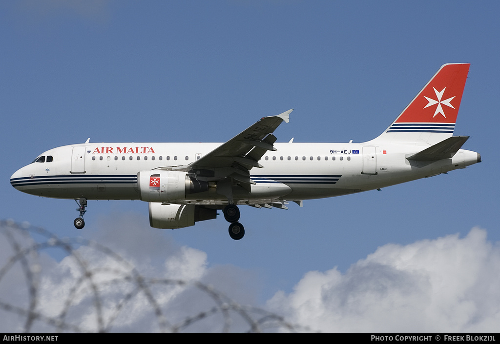 Aircraft Photo of 9H-AEJ | Airbus A319-112 | Air Malta | AirHistory.net #401796