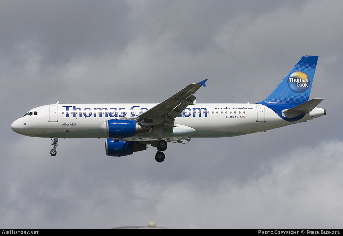 Aircraft Photo of G-KKAZ | Airbus A320-214 | Thomas Cook Airlines | AirHistory.net #401805