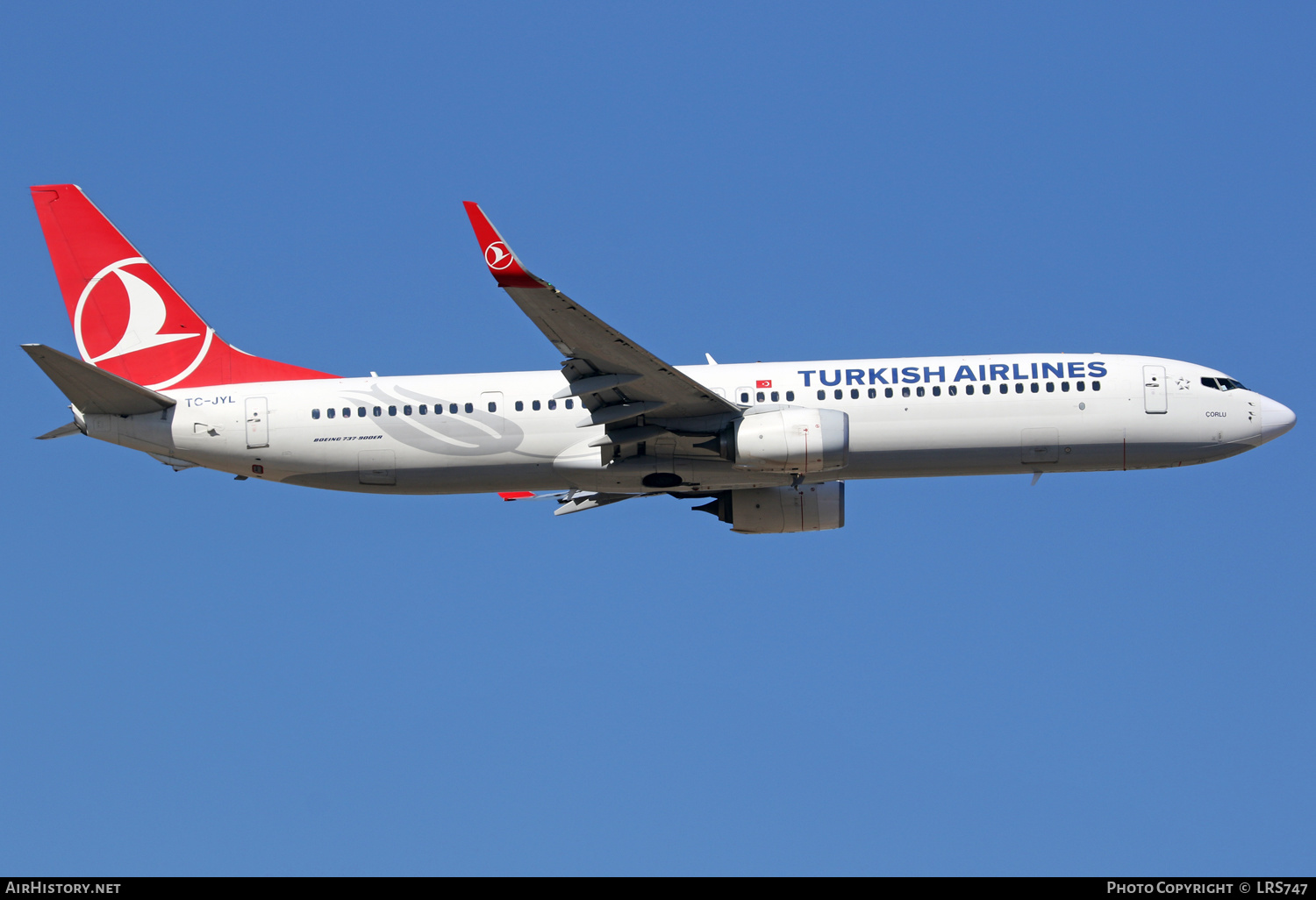 Aircraft Photo of TC-JYL | Boeing 737-9F2/ER | Turkish Airlines | AirHistory.net #401807