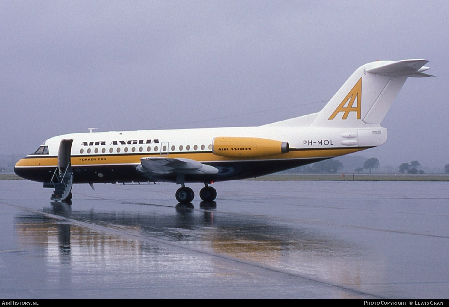 Aircraft Photo of PH-MOL | Fokker F28-1000 Fellowship | Air Anglia | AirHistory.net #401866