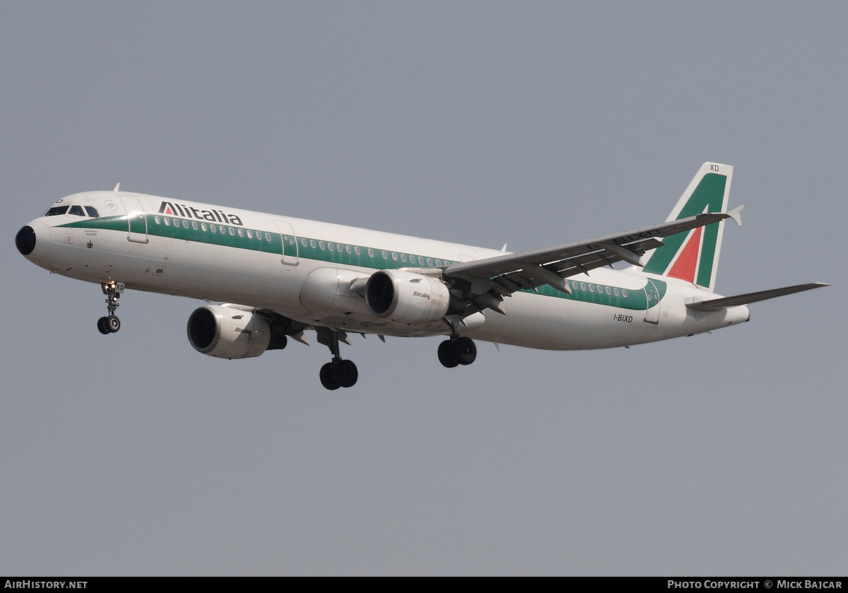 Aircraft Photo of I-BIXD | Airbus A321-112 | Alitalia | AirHistory.net #401902