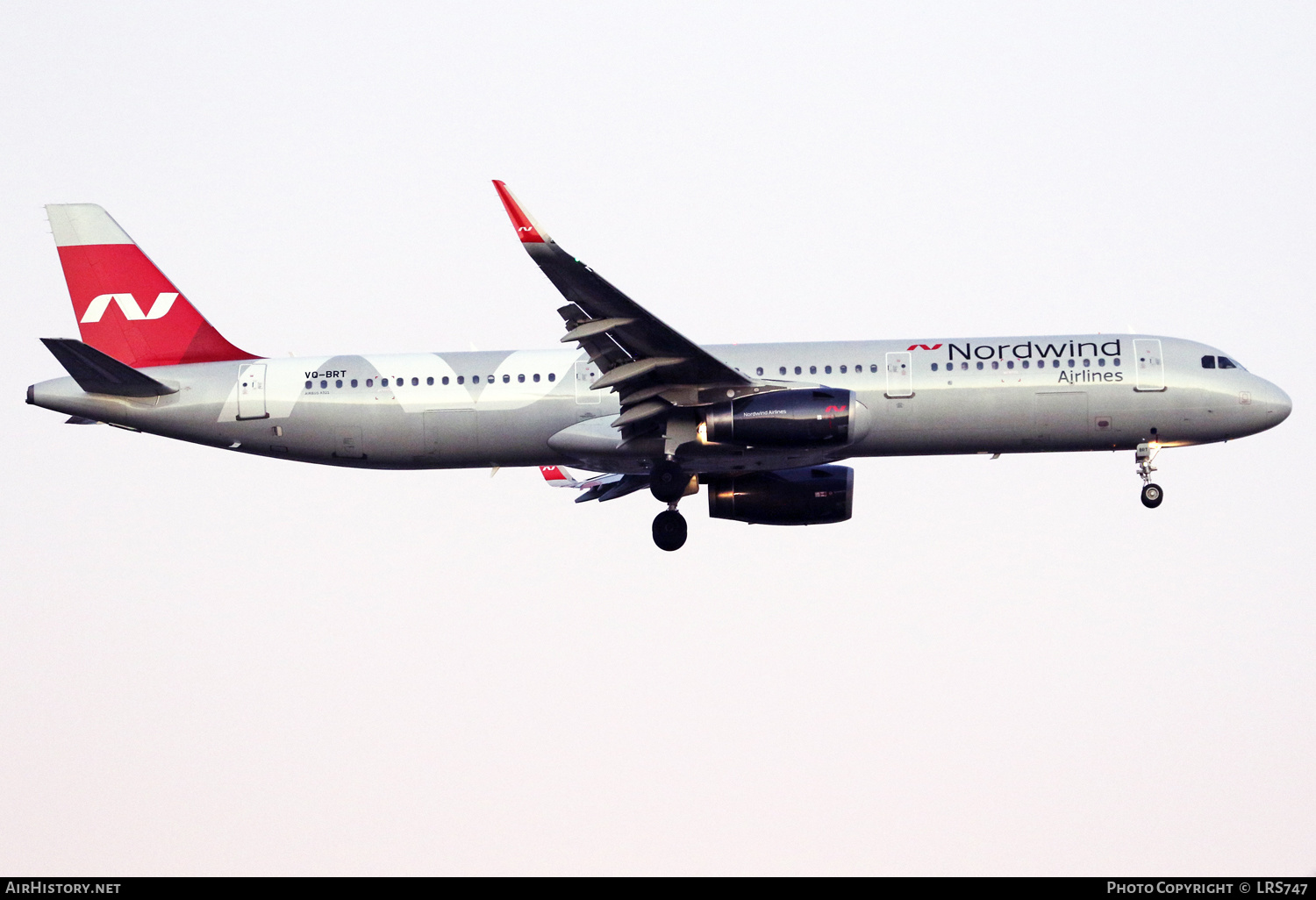 Aircraft Photo of VQ-BRT | Airbus A321-231 | Nordwind Airlines | AirHistory.net #401926