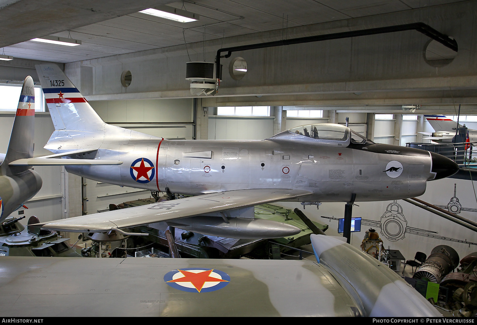 Aircraft Photo of 14325 | North American IF-86D Sabre | Yugoslavia - Air Force | AirHistory.net #401952