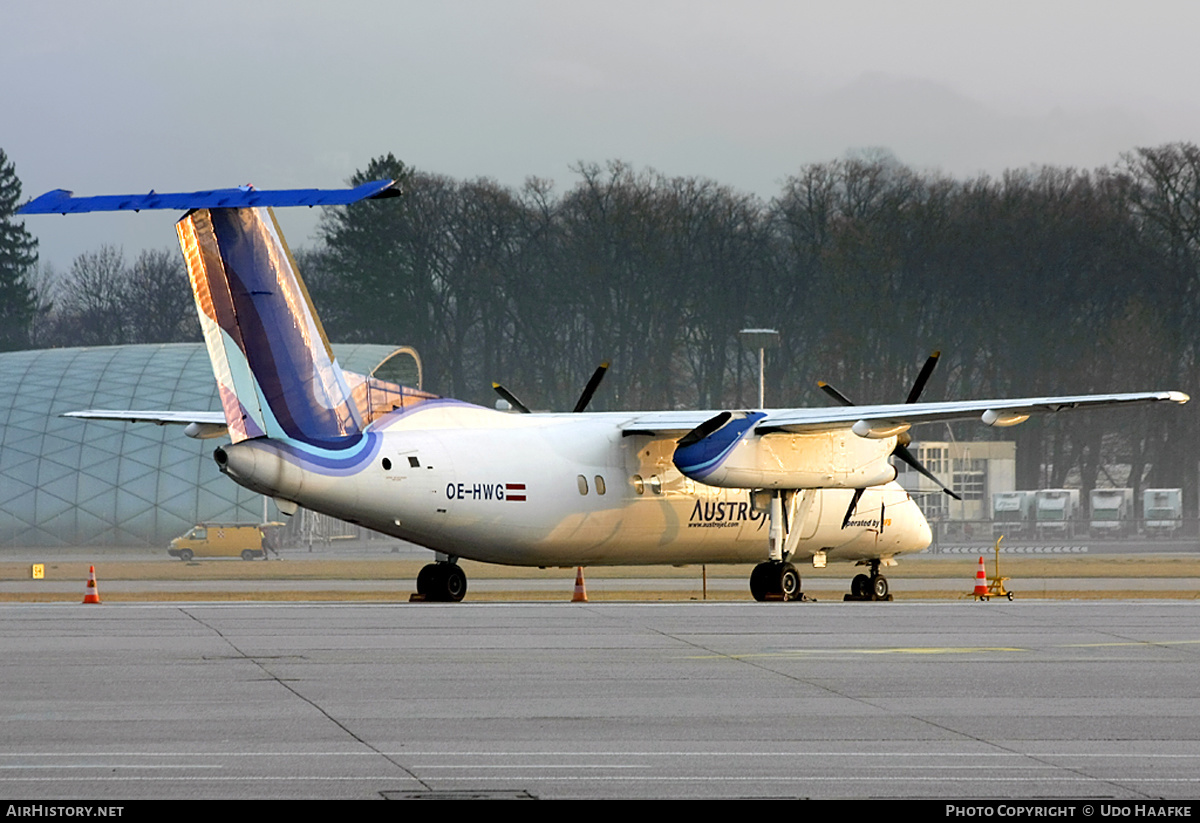Aircraft Photo of OE-HWG | De Havilland Canada DHC-8-102 Dash 8 | Austrojet | AirHistory.net #402024