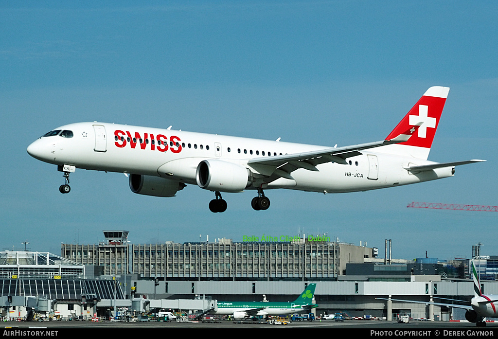 Aircraft Photo of HB-JCA | Bombardier CSeries CS300 (BD-500-1A11) | Swiss International Air Lines | AirHistory.net #402027