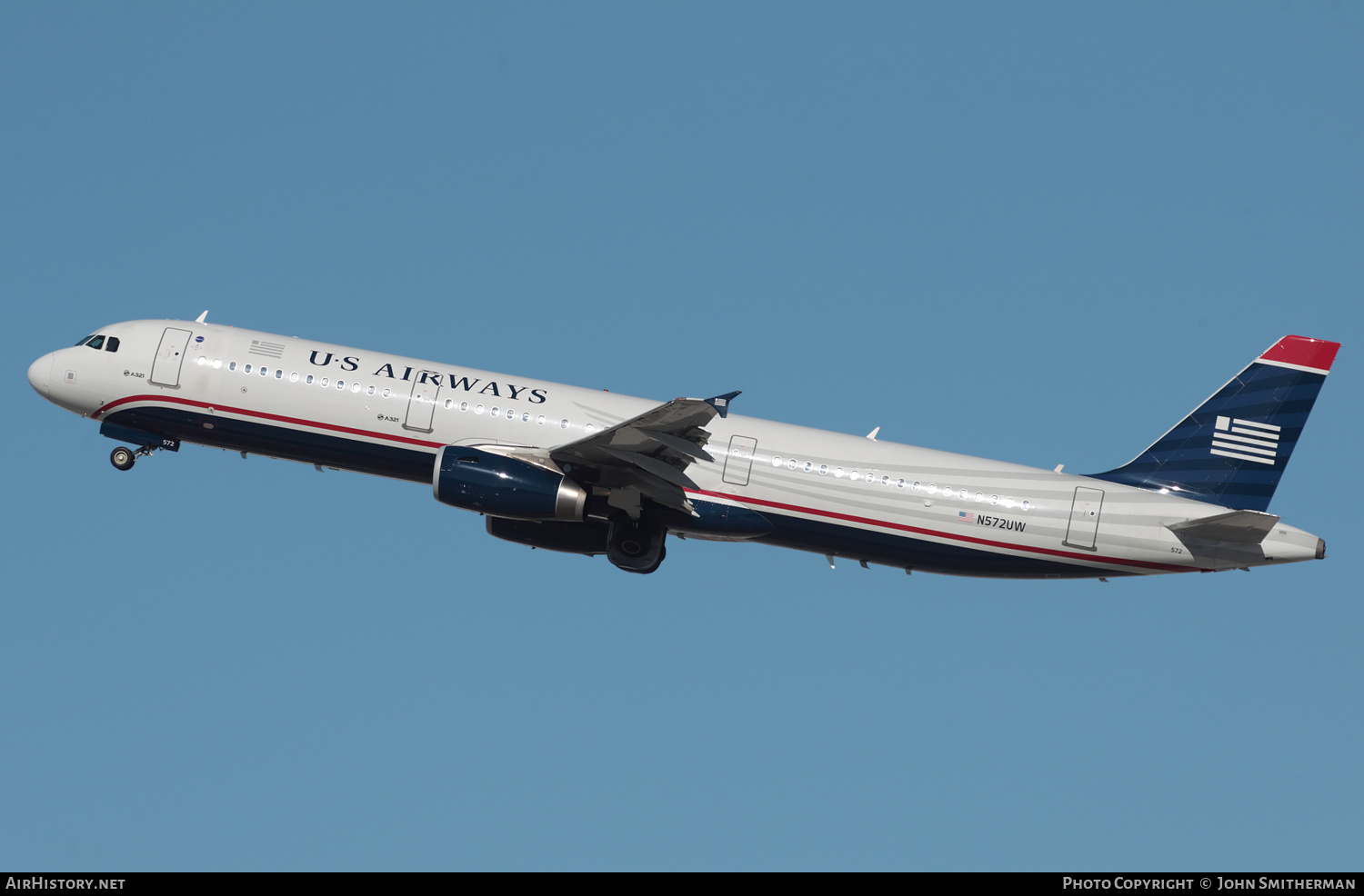 Aircraft Photo of N572UW | Airbus A321-231 | US Airways | AirHistory.net #402030