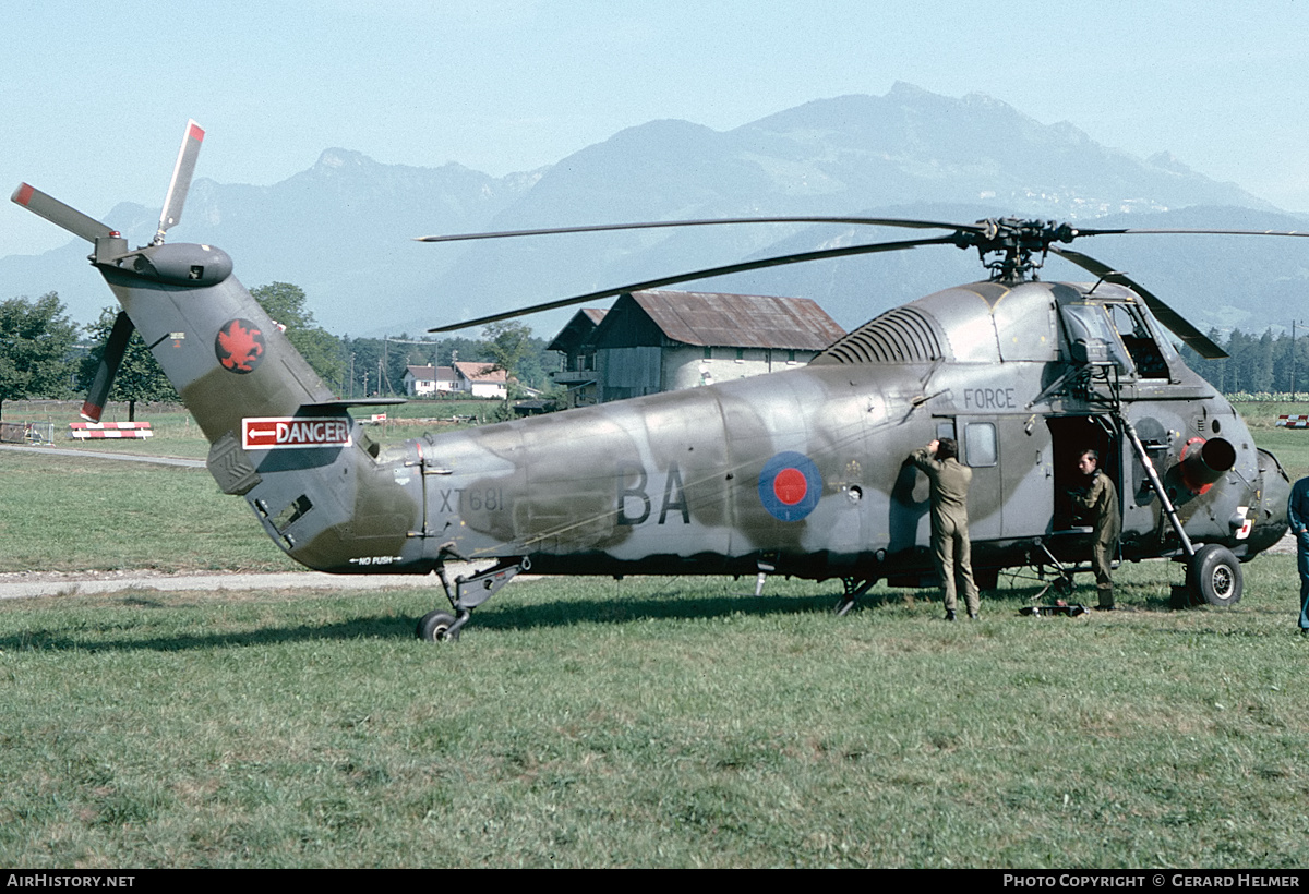 Aircraft Photo of XT681 | Westland WS-58 Wessex HC.2 | UK - Air Force | AirHistory.net #402044