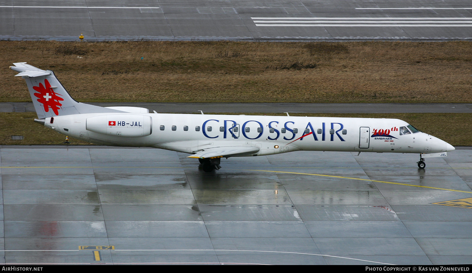Aircraft Photo of HB-JAL | Embraer ERJ-145LU (EMB-145LU) | Crossair | AirHistory.net #402070