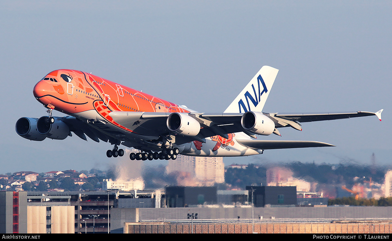 Aircraft Photo of JA383A | Airbus A380-841 | All Nippon Airways - ANA | AirHistory.net #402075