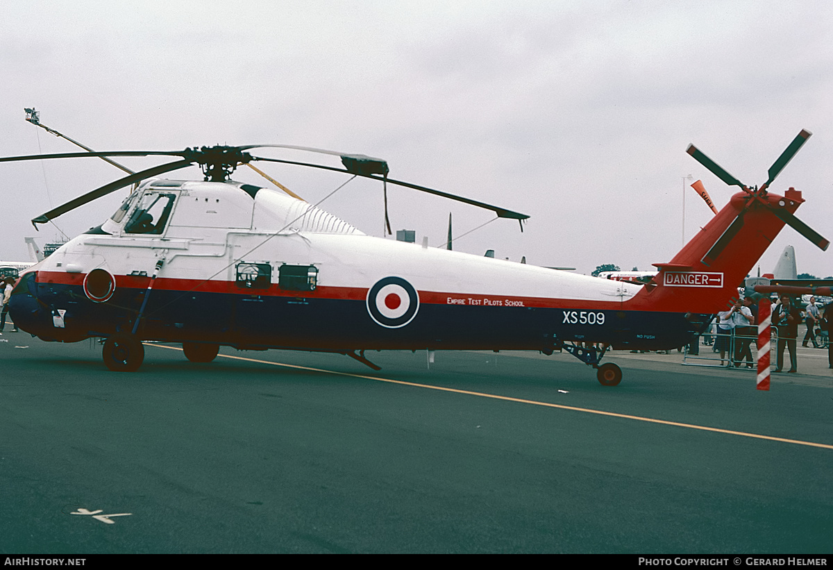 Aircraft Photo of XS509 | Westland WS-58 Wessex HU.5 | UK - Air Force | AirHistory.net #402095