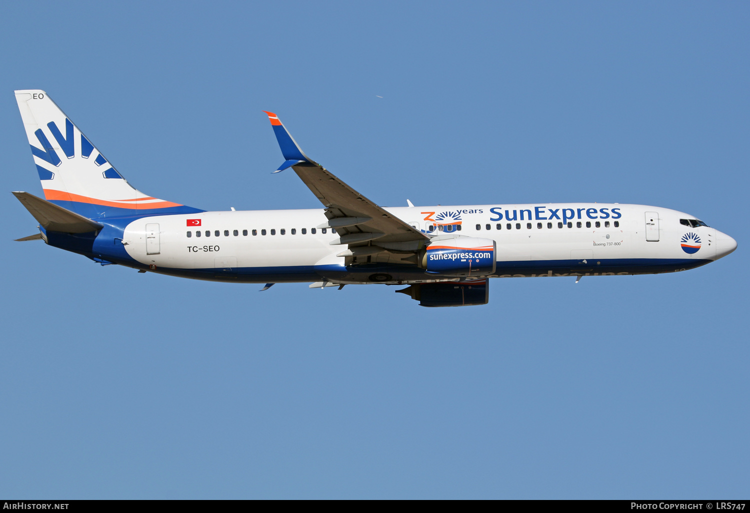 Aircraft Photo of TC-SEO | Boeing 737-8HC | SunExpress | AirHistory.net #402099