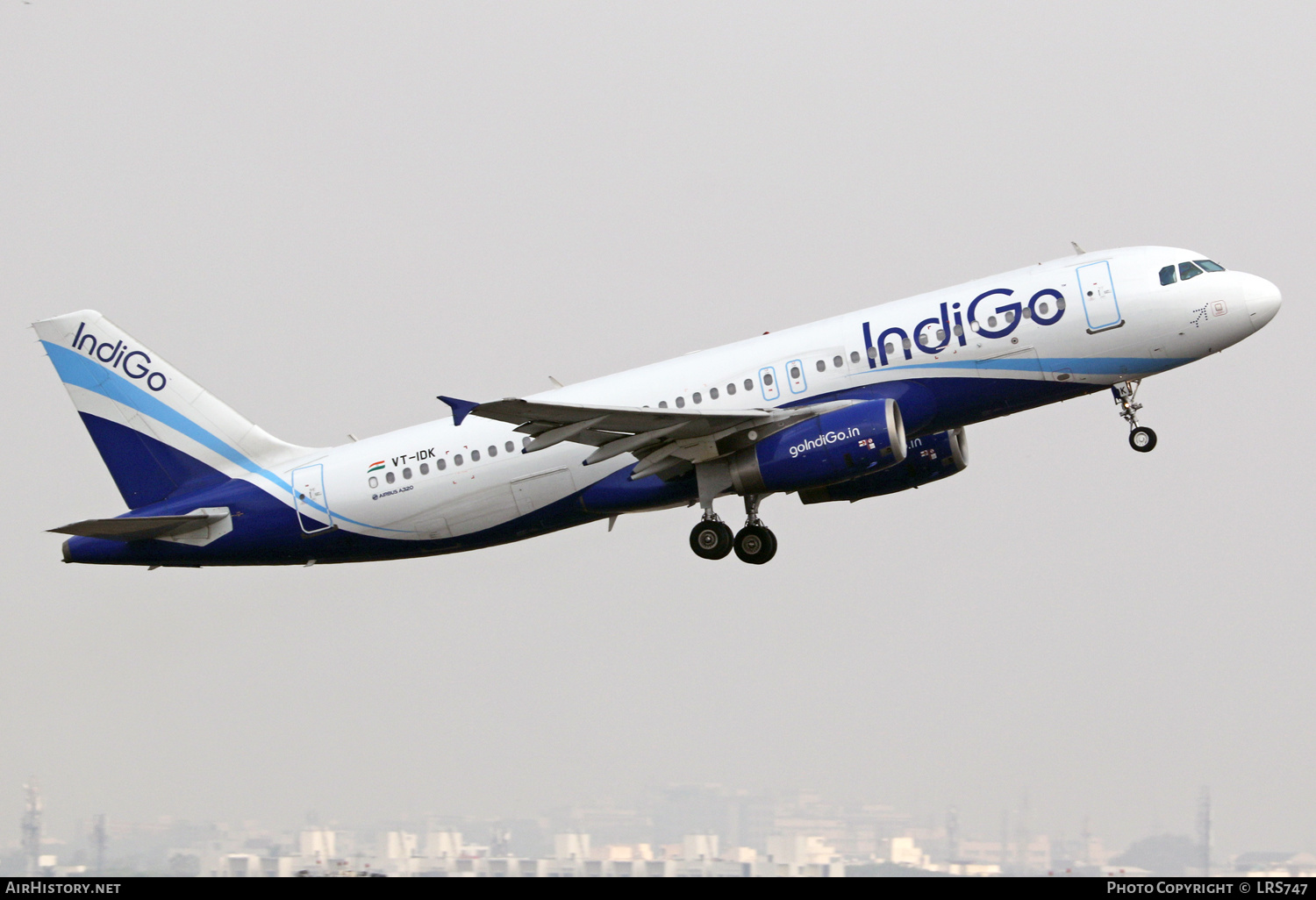 Aircraft Photo of VT-IDK | Airbus A320-232 | IndiGo | AirHistory.net #402102