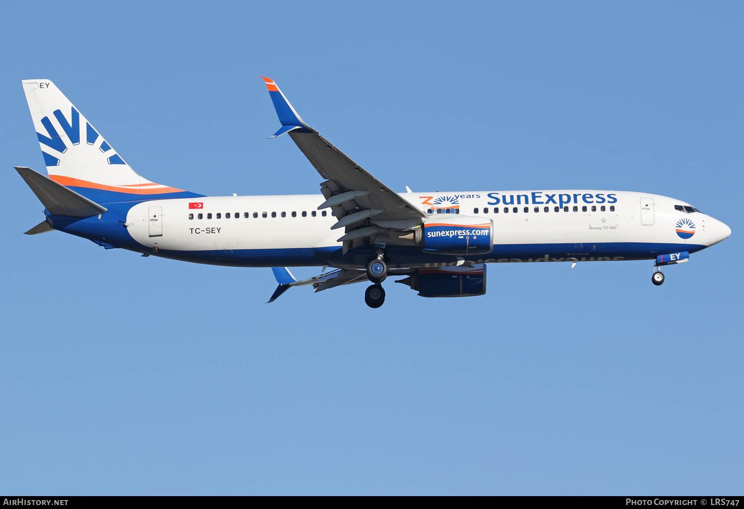 Aircraft Photo of TC-SEY | Boeing 737-8HC | SunExpress | AirHistory.net #402110