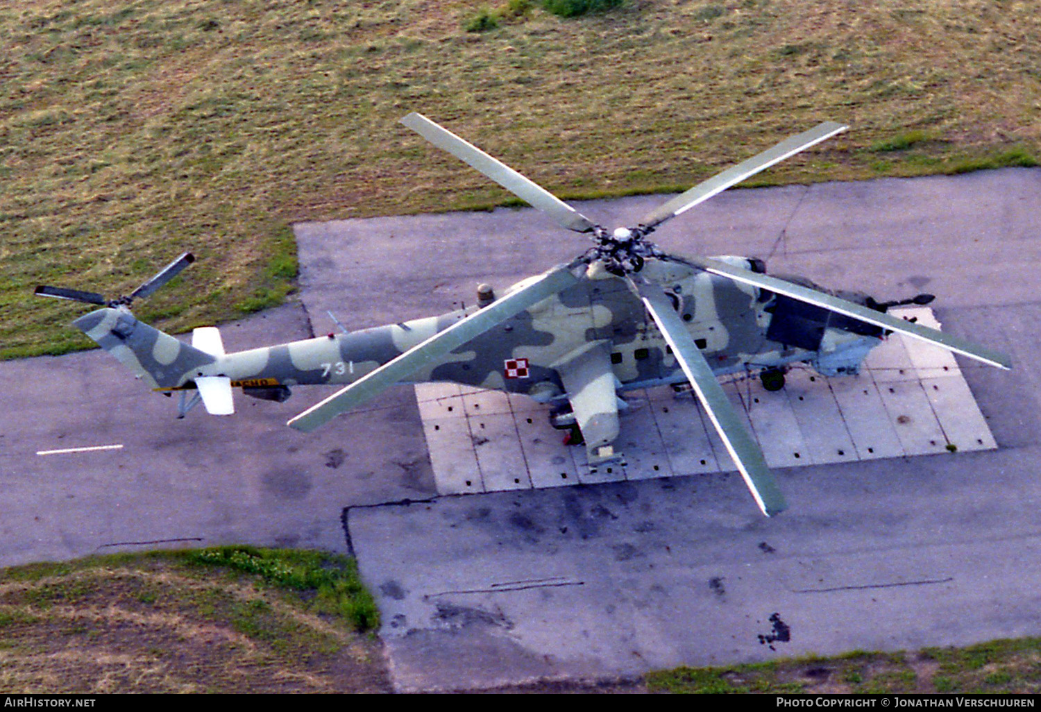 Aircraft Photo of 731 | Mil Mi-24V-1 | Poland - Air Force | AirHistory.net #402112