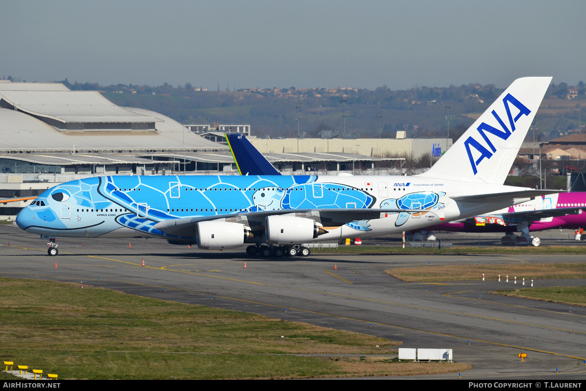 Aircraft Photo of F-WWSH | Airbus A380-841 | All Nippon Airways - ANA | AirHistory.net #402115