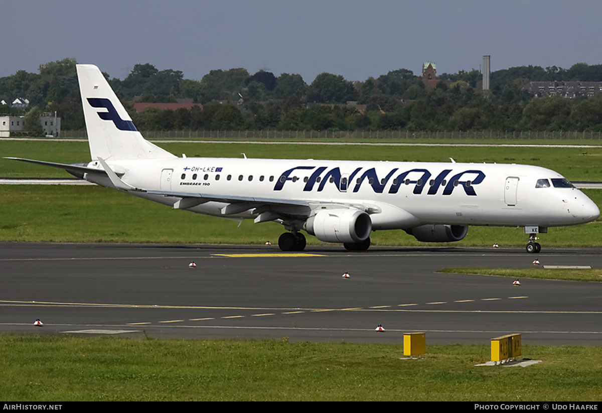 Aircraft Photo of OH-LKE | Embraer 190LR (ERJ-190-100LR) | Finnair | AirHistory.net #402137