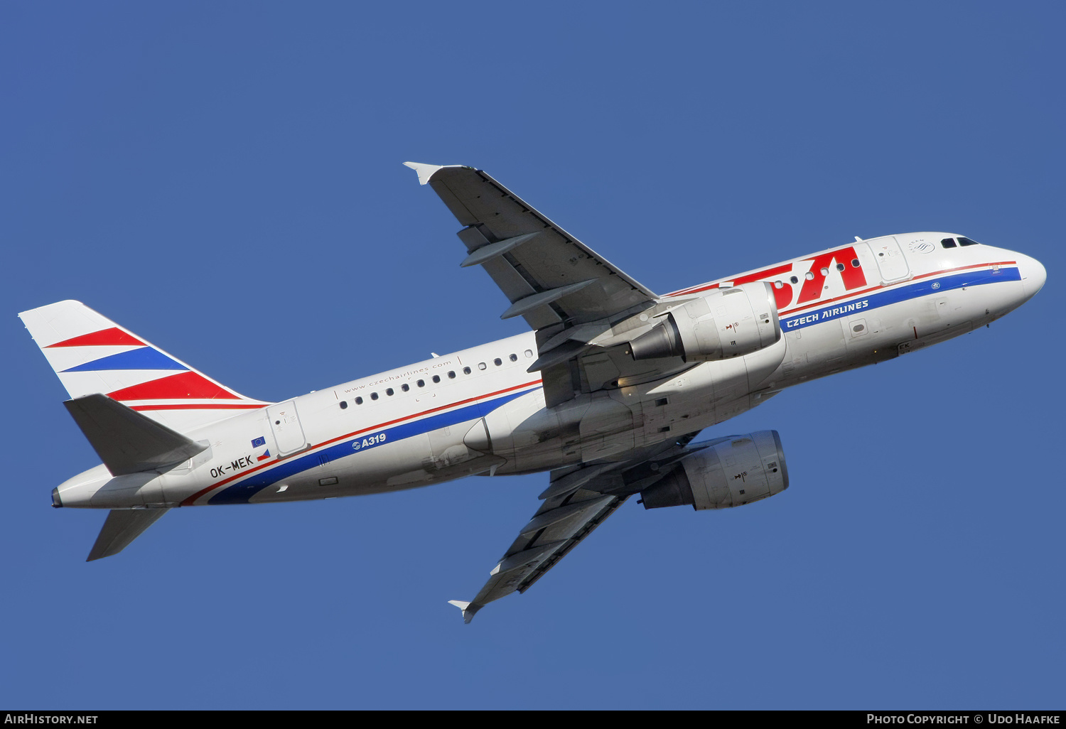 Aircraft Photo of OK-MEK | Airbus A319-112 | ČSA - Czech Airlines | AirHistory.net #402139