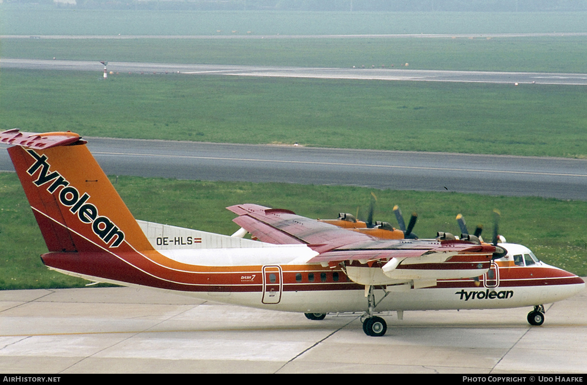 Aircraft Photo of OE-HLS | De Havilland Canada DHC-7-102 Dash 7 | Tyrolean Airways | AirHistory.net #402142