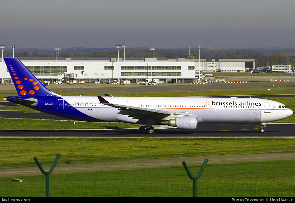 Aircraft Photo of OO-SFO | Airbus A330-301 | Brussels Airlines | AirHistory.net #402176