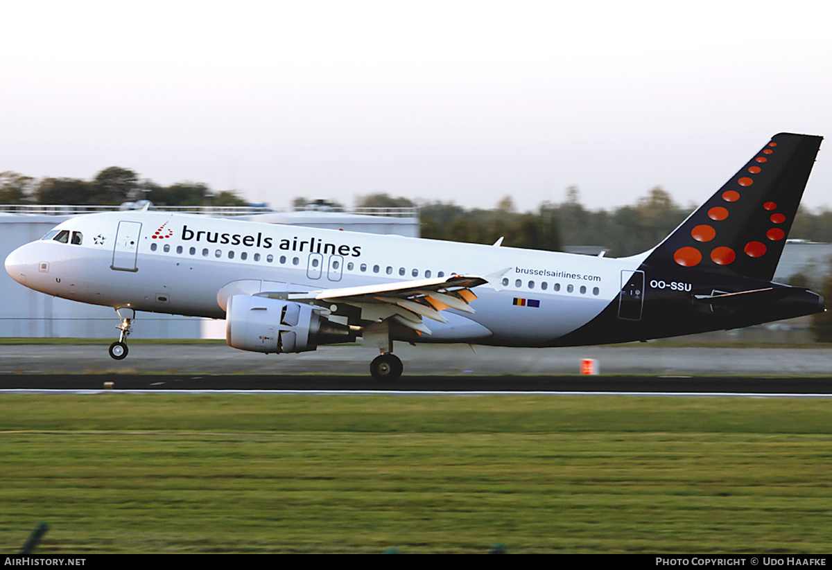 Aircraft Photo of OO-SSU | Airbus A319-111 | Brussels Airlines | AirHistory.net #402179