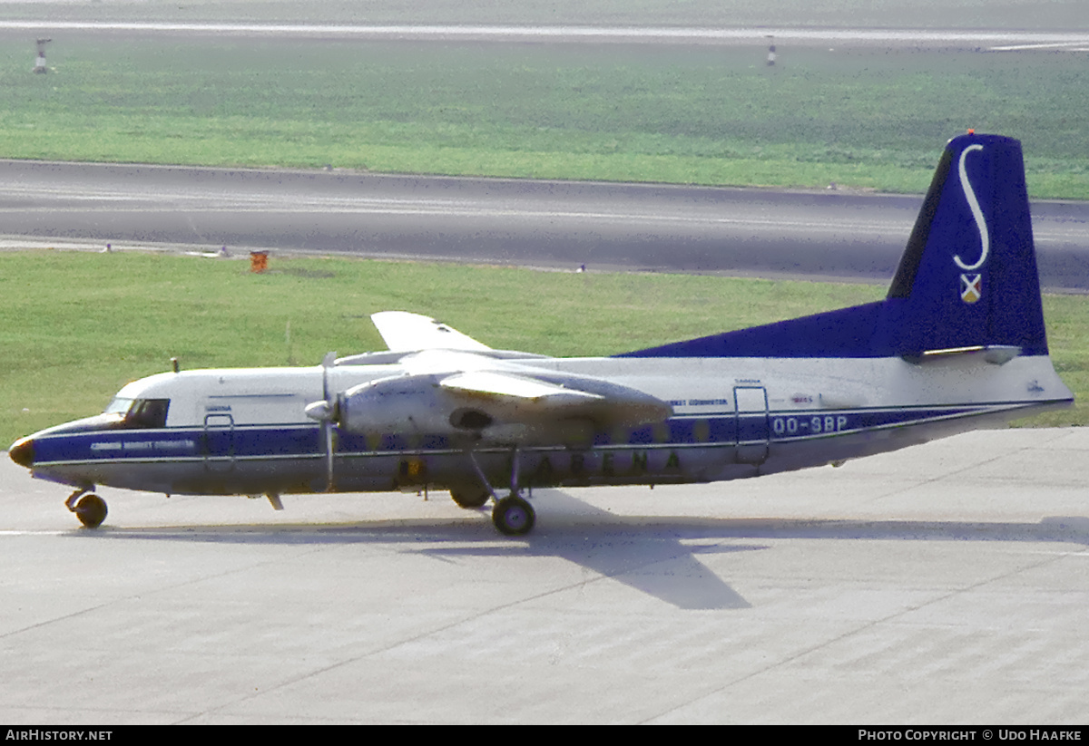 Aircraft Photo of OO-SBP | Fokker F27-400 Friendship | Sabena | AirHistory.net #402181