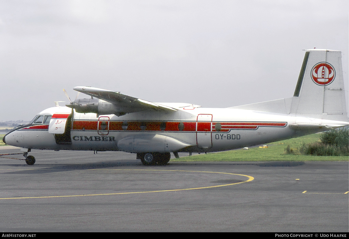 Aircraft Photo of OY-BDD | Nord 262A-15 | Cimber Air | AirHistory.net #402185