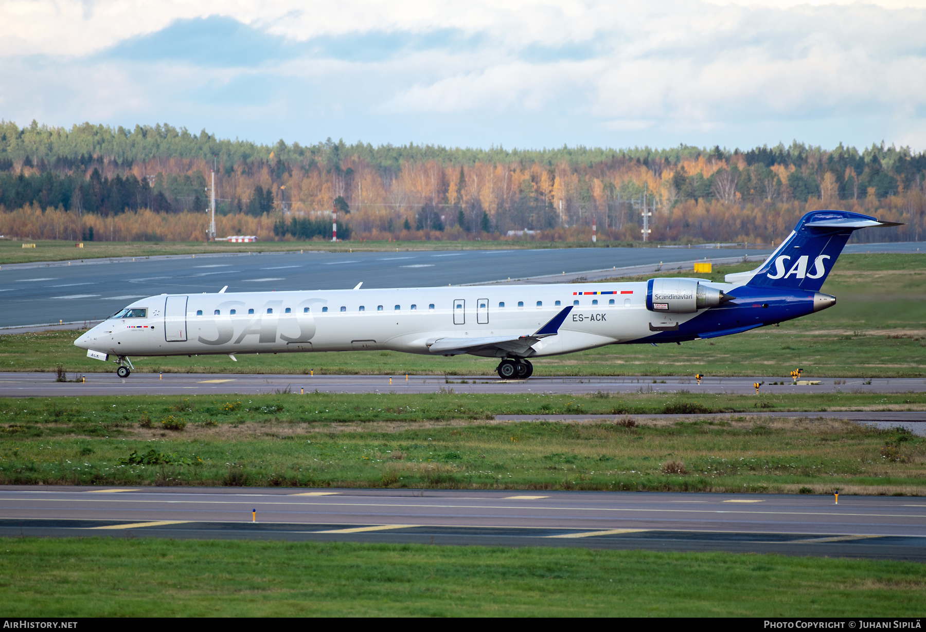 Aircraft Photo of ES-ACK | Bombardier CRJ-900LR (CL-600-2D24) | Scandinavian Airlines - SAS | AirHistory.net #402187