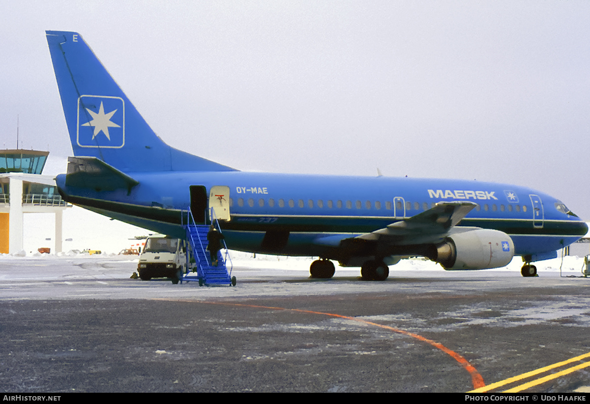 Aircraft Photo of OY-MAE | Boeing 737-5L9 | Maersk Air | AirHistory.net #402198