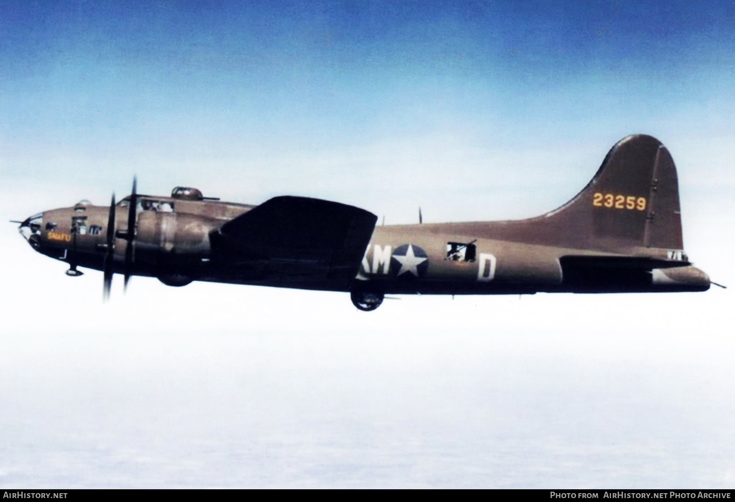 Aircraft Photo of 42-3259 / 23259 | Boeing B-17F Flying Fortress | USA - Air Force | AirHistory.net #402208