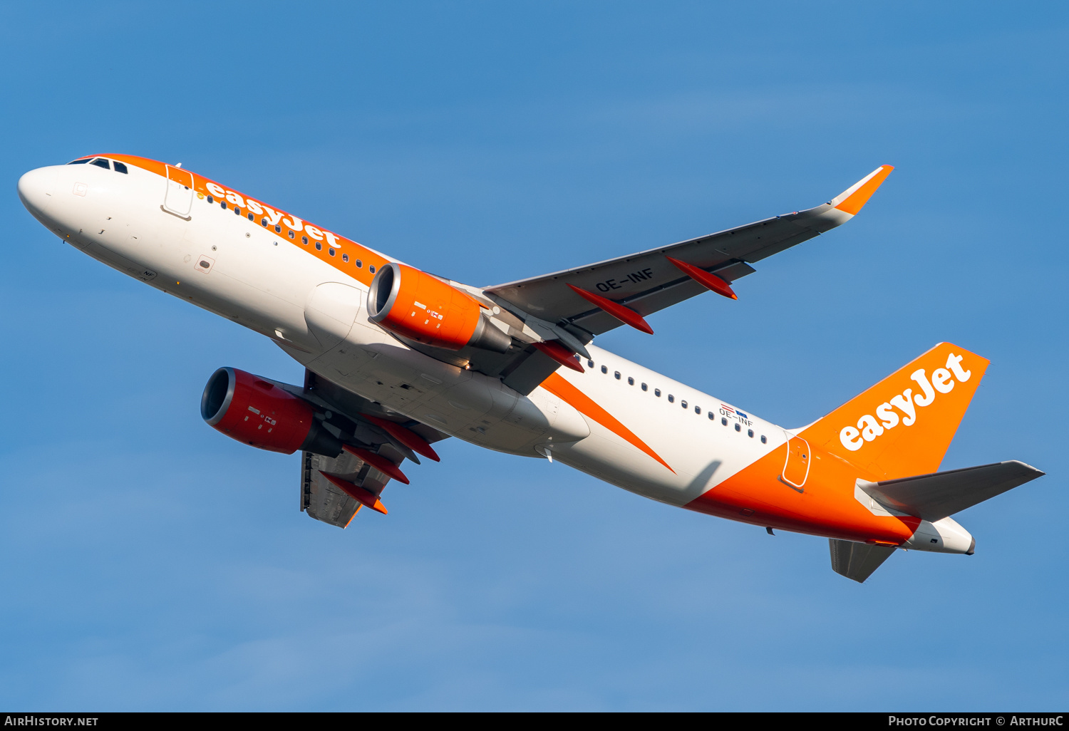 Aircraft Photo of OE-INF | Airbus A320-214 | EasyJet | AirHistory.net #402216