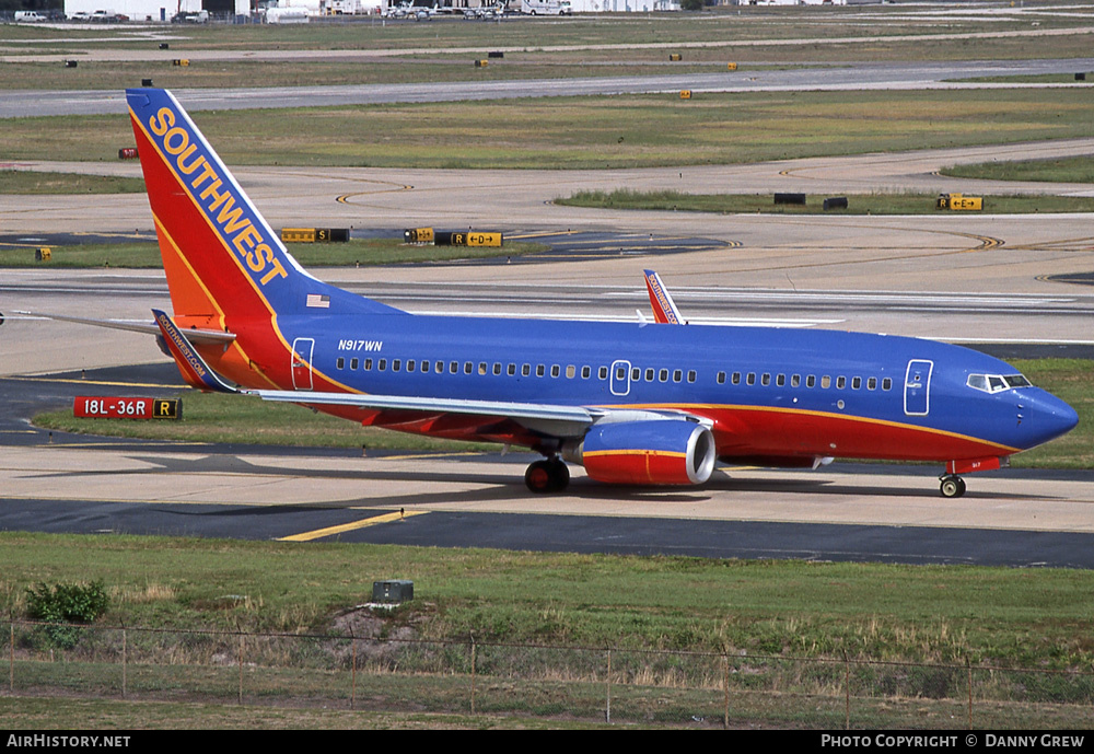 Aircraft Photo of N917WN | Boeing 737-7H4 | Southwest Airlines | AirHistory.net #402288