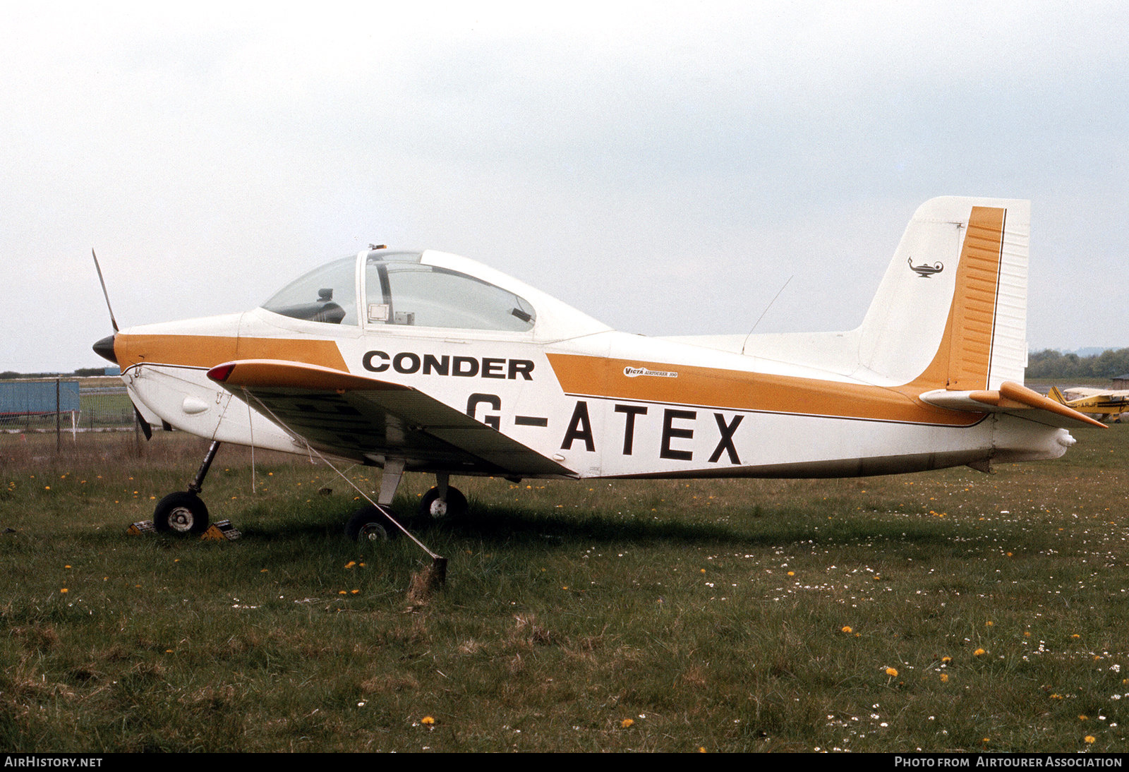 Aircraft Photo of G-ATEX | Victa Airtourer 100 | Conder Flying Club | AirHistory.net #402298