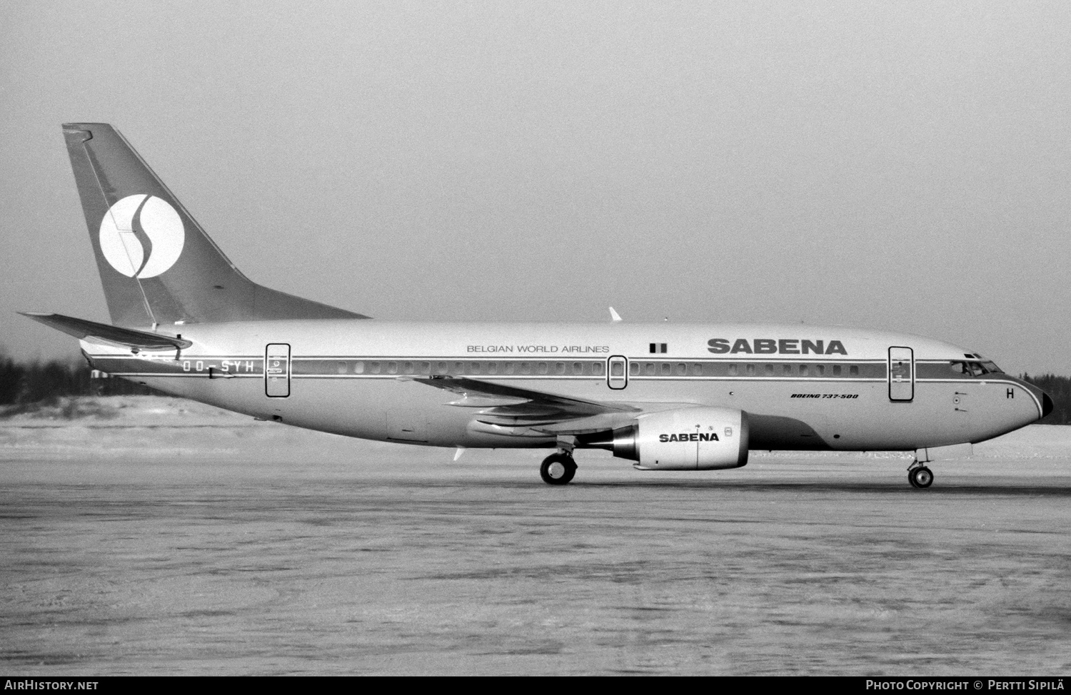 Aircraft Photo of OO-SYH | Boeing 737-529 | Sabena | AirHistory.net #402313