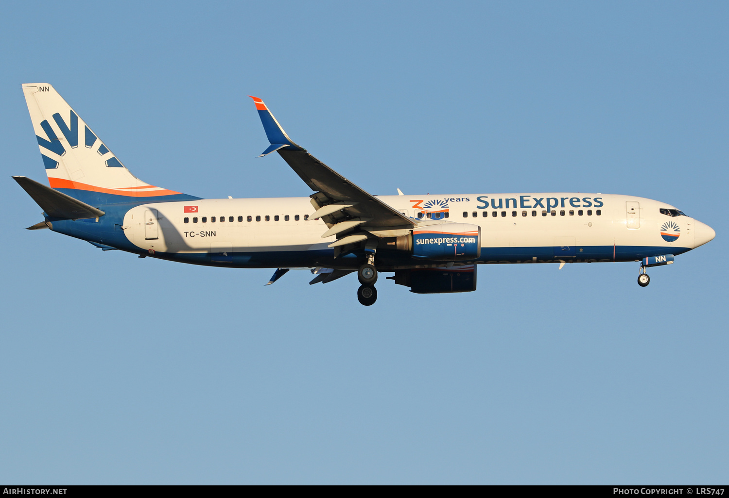 Aircraft Photo of TC-SNN | Boeing 737-8HC | SunExpress | AirHistory.net #402342