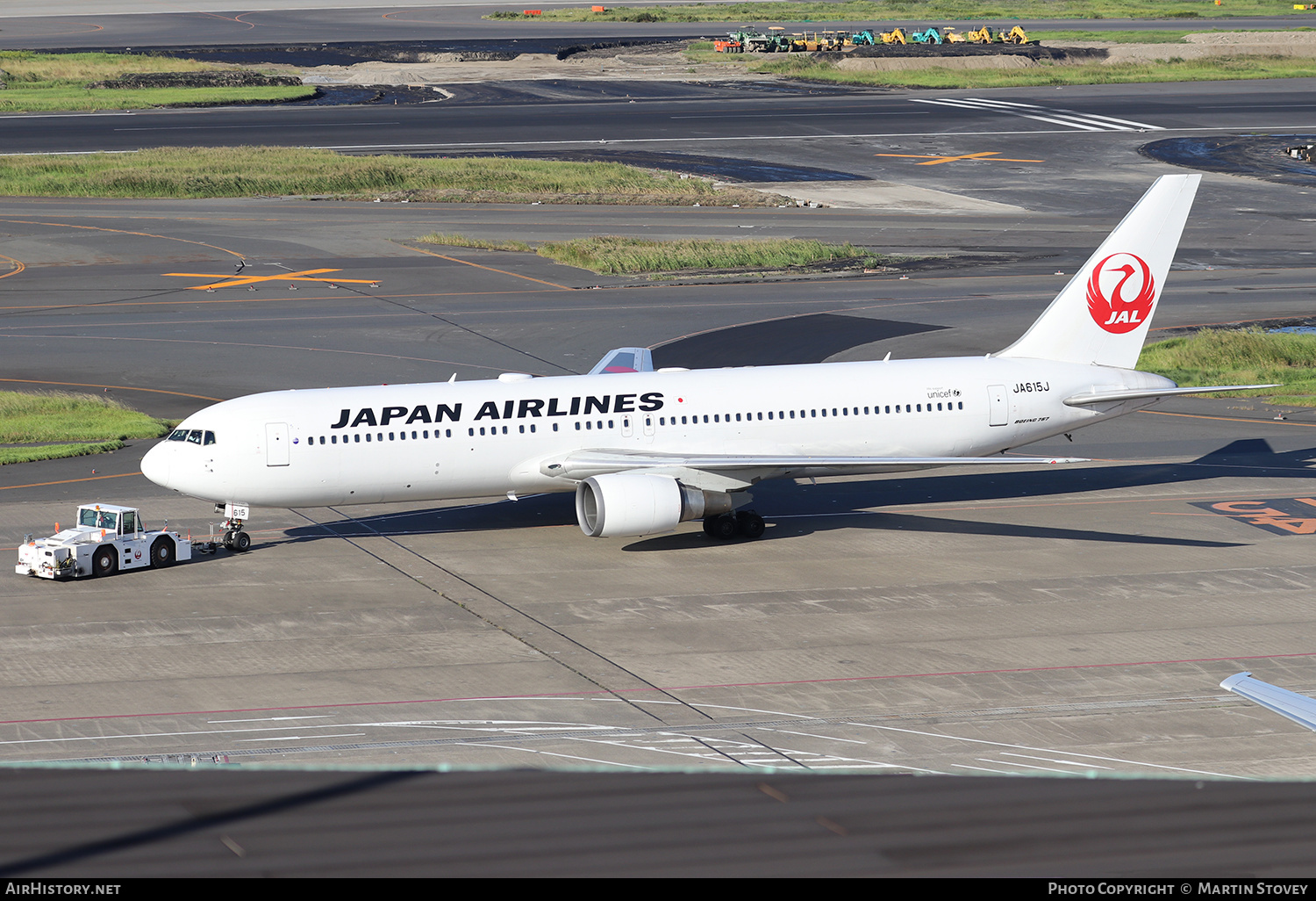 Aircraft Photo of JA615J | Boeing 767-346/ER | Japan Airlines - JAL | AirHistory.net #402355