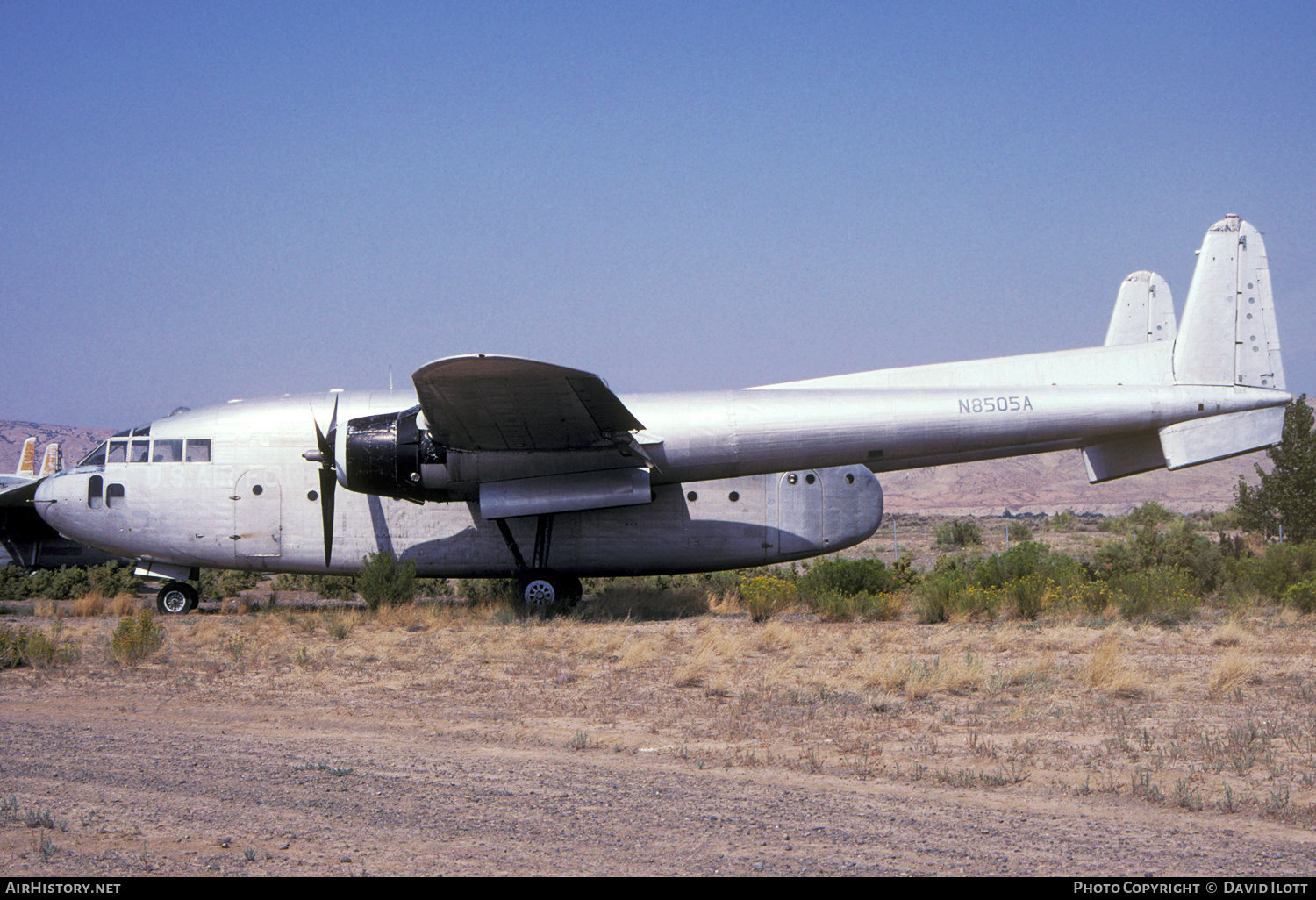 Aircraft Photo of N8505A / 076 | Fairchild C-119L Flying Boxcar | AirHistory.net #402367