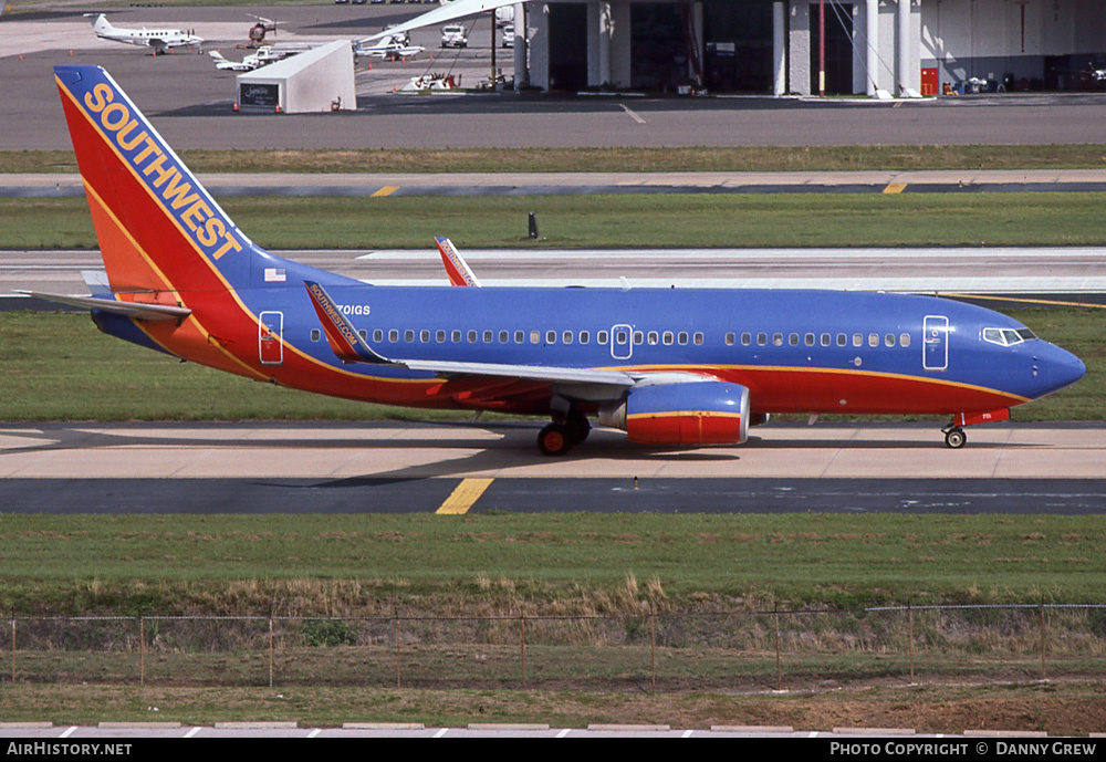 Aircraft Photo of N701GS | Boeing 737-7H4 | Southwest Airlines | AirHistory.net #402386