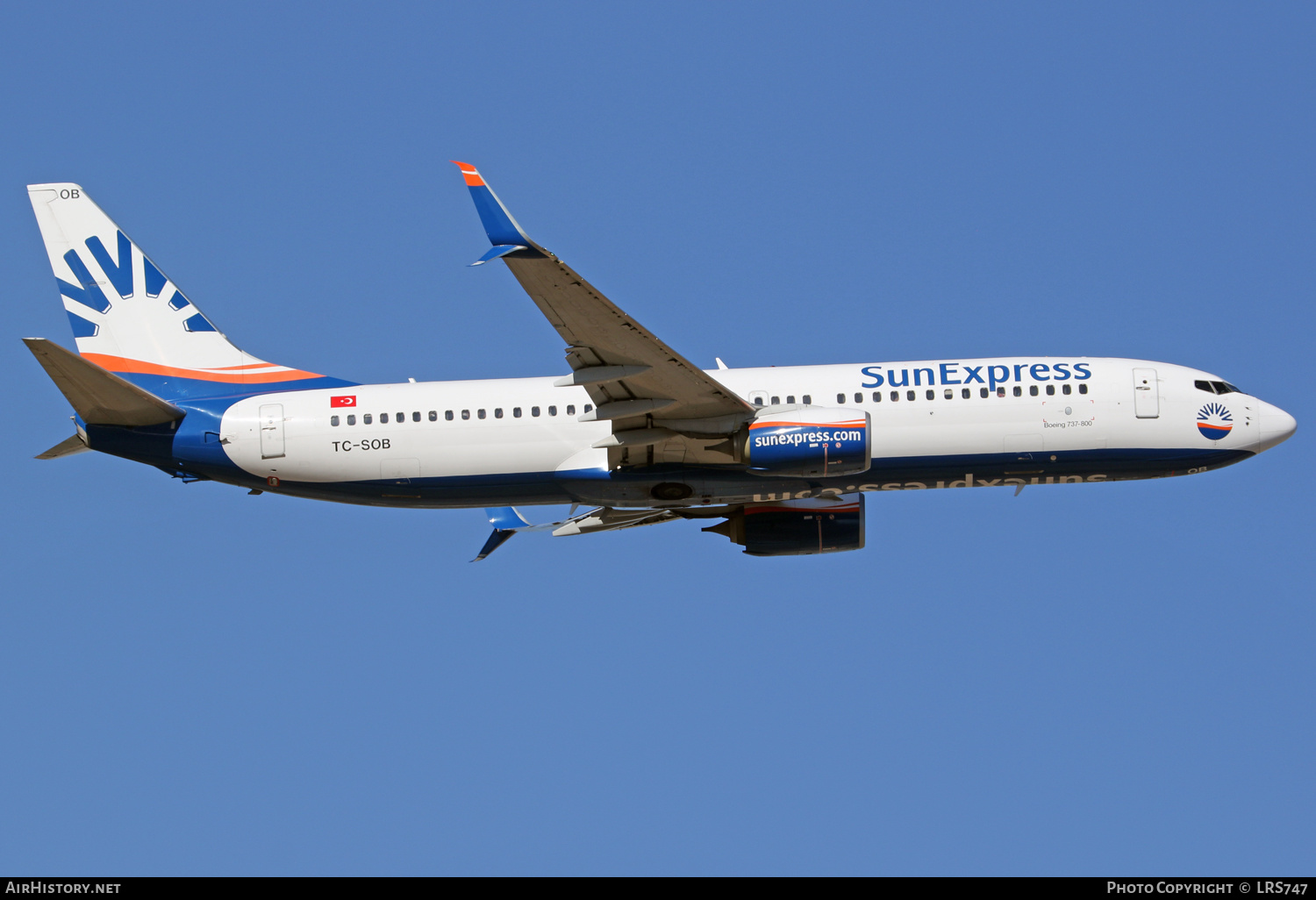 Aircraft Photo of TC-SOB | Boeing 737-8HC | SunExpress | AirHistory.net #402388