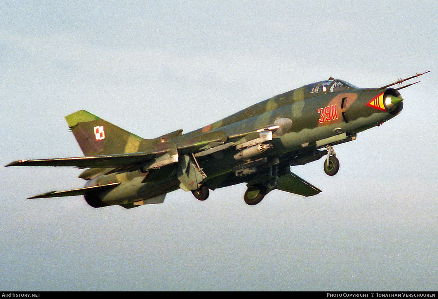 Aircraft Photo of 3911 | Sukhoi Su-22M4 | Poland - Air Force | AirHistory.net #402408