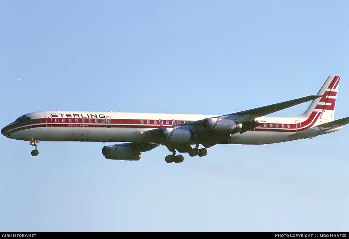 Aircraft Photo of OY-SBM | McDonnell Douglas DC-8-63 | Sterling Airways | AirHistory.net #402422