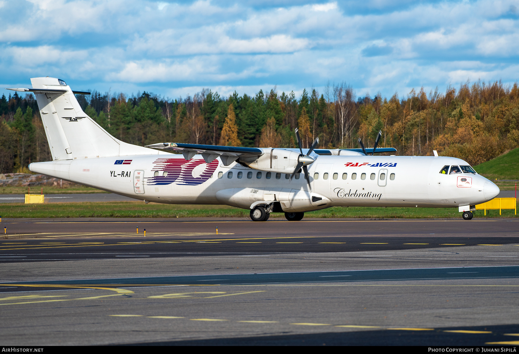 Aircraft Photo of YL-RAI | ATR ATR-72-202/F | RAF-Avia Airlines | AirHistory.net #402454